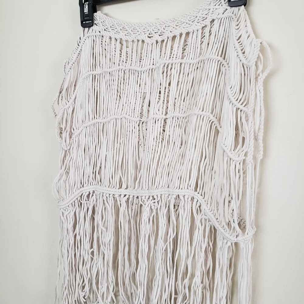 Denim & supply macromae with fringe top. Sz XS